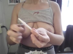 Topless Trap 14 - Screenshot 14 of 16 - Smoking Weed