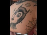 Preview 2 of Tattooed Slut w/ Tatted Butthole