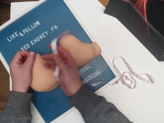 Mini sex doll Poupée sexuelle en TPE effet Silicone torso Lulu 2,5kg - xeoxhoney dolls UNBOXING