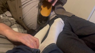 New Shoes,  but black or white socks?
