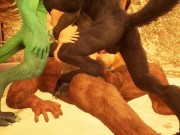 Preview 6 of furry gangbang | Wild Life