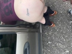 Caught JERKING DICK OFF IN A TRAFFIC STOP