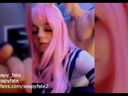 Preview 5 of Petite Egirl Transgirl Fucks, Sucks and Shows Her Cum Covered Feet
