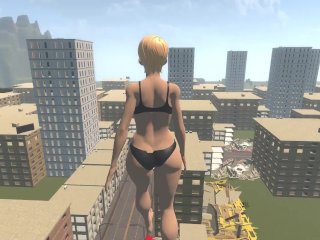 sinhala voice, giantess game, flattened, giantess animation