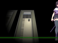 【風紀委員長撫子 実況(体験版)】クールな爆乳J〇が背後からおっぱい揉みまくられて・・(モーションアニメRPG同人エロゲー animation hentai game）