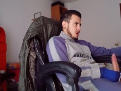 I am sick so I've got to stay home masturbating