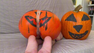 Feliz Halloween Pumpkin Ass Painting