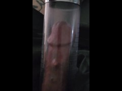 Pumping my cock work out