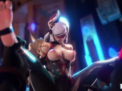 Shenhe Gets threesomed by Hilichurls and a Mitachurl Genshin Impact 3D orgy waifu sex Gangbang