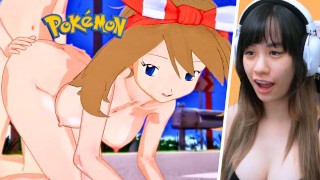 SO THIS is what May was really doing with Ash... Pokemon May Hentai