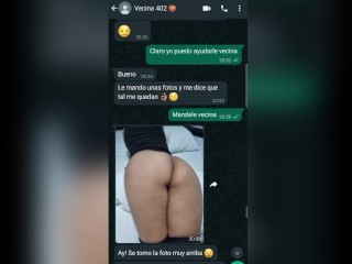 Vecina Cachonda me Invita a Su Apartamento Para Coger