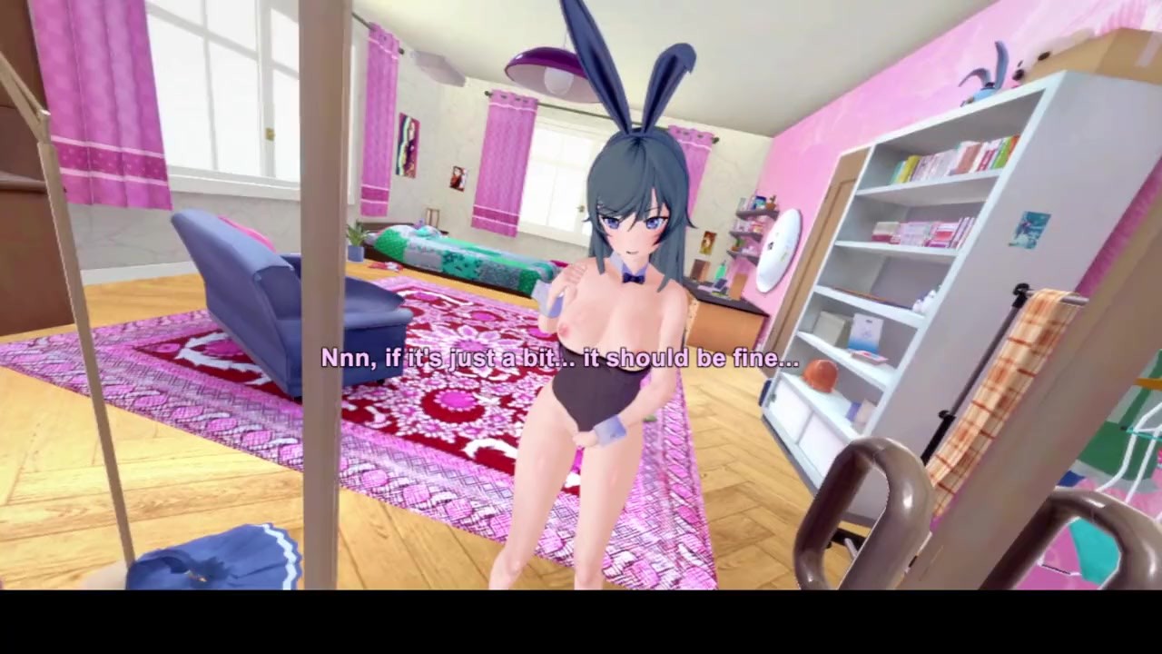 Anime girl masturbation