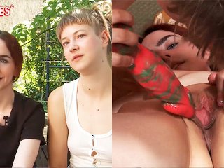 lesbian, foot worship, german, girls kissing
