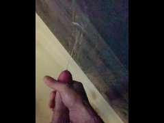 Daddy's 2 cumshots! Huge loads! (with slow-motion)