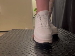 Shoejob with Roller Sneakers CBT - TamyStarly - Bootjob, Trampling, Ballbusting