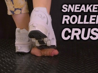 Shoejob with Roller Sneakers CBT - TamyStarly - Bootjob, Trampling, Ballbusting