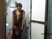 Preview 3 of Indian College 18 Year Old Big Ass Babe In Bathroom
