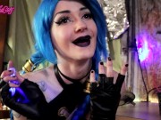 Preview 2 of Arcane Jinx Roleplay POV Blowjob, Does Jinx Spit or swallow?