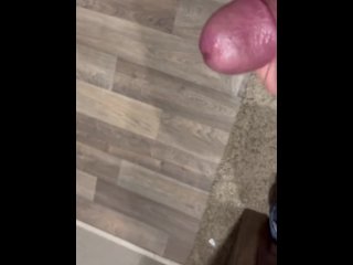thick cock, cumshot, solo male, mature