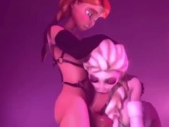 Futa Futanari Elsa Anal Deephroat and Huge Cumshots 3D Hentai