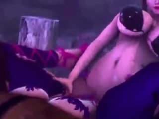 Futa Futanari Kazumi x Asuka Tekken 3D Hentai