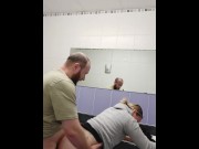 Preview 3 of Public fuck in shopping centre bathroom