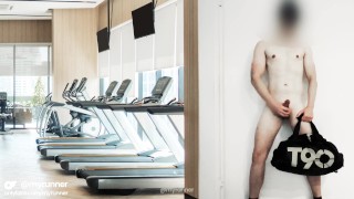 Hot Twink Boy Cumshot at Gym | FULL SCENE