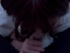 性欲が溜まった彼女のうますぎるフェラで大量射精♡ cum in mouth sniff