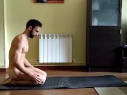 Preview 2 of Practising YOGA NAKED 🧘🍆🍑