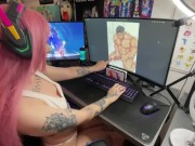 Preview 5 of No Nut November Challenge ( Week 1 ) Discord Kitten Wishes For Anime Boy To Fuck Her