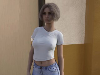 sexy girl, gaming, school, uncensored
