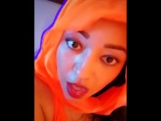 Preview 2 of Saturno Squirt is an Arab fortune teller who uses her vagina to seduce lustful humans 😍