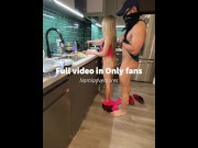 Preview 5 of Japanese submissive whore gets fucked while cooking