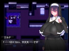 【#聖女エルナと堕淫の書 〜爆乳〇スターのHなお務め〜(体験版)実況】巨乳修道女がおっぱいを揉みまくられてしまい・・・(ファンタジー同人エロゲー) - Screenshot 10 of 16 - Hentai Bigtits