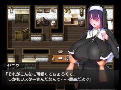 【#聖女エルナと堕淫の書 〜爆乳〇スターのHなお務め〜(体験版)実況】巨乳修道女がおっぱいを揉みまくられてしまい・・・(ファンタジー同人エロゲー) - Screenshot 13 of 16 - Hentai