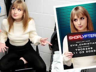 Evie Gets Busted with her Baby Stroller for Shoplifting and is taken for Questioning