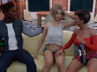 gameplay, sexy girl, amateur, party
