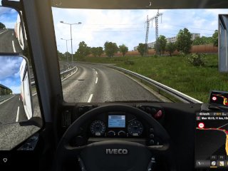 public, pov, video game, truck driver