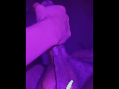 Sensually Stroking a Huge Thick Black Dick - Daddy Dame 13/16