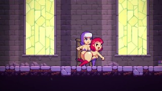 Scarlet Maiden Pixel 2D prno game part 1