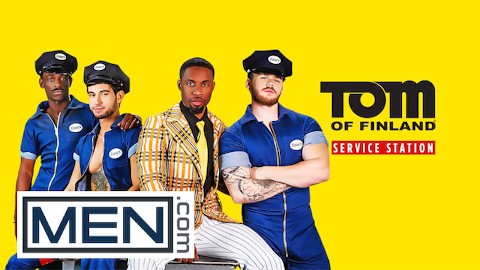 Tom Of Finland: Service Station: Bareback / MEN / River Wilson, Matthew Camp, DeAngelo Jackson