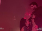 Preview 4 of FULL SCENE FREE - CUTE Demon gets CREAMPIE and ROUGH SEX on HALLOWEEN