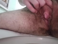 Playing with my pussy and peeing