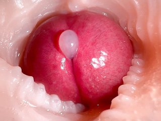 masturbation, camera in pussy, camera inside vagina, close up creampie