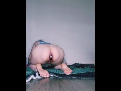 Glass plug push