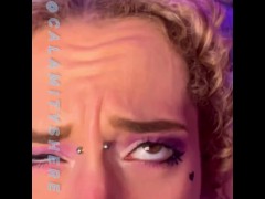 CAN I PRACTICE MY SPIT TRICKS ON YOUR COCK?