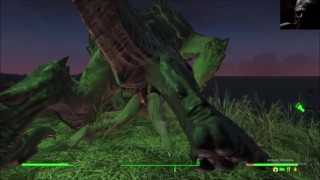 Deathclaw Alongamento Esguichando Vagina Dogstyle | Fallout 4 Mods Animação sexual