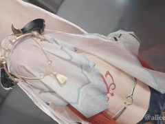❤💚【ありすほりっく】原神 素人コスプレイヤー のASMR風 じゅぽ音フェラチオ動画 - Screenshot 1 of 16 - Asmr