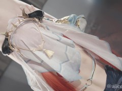 ❤💚【ありすほりっく】原神 素人コスプレイヤー のASMR風 じゅぽ音フェラチオ動画