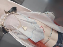❤💚【ありすほりっく】原神 素人コスプレイヤー のASMR風 じゅぽ音フェラチオ動画 - Screenshot 3 of 16 - Deepthroat